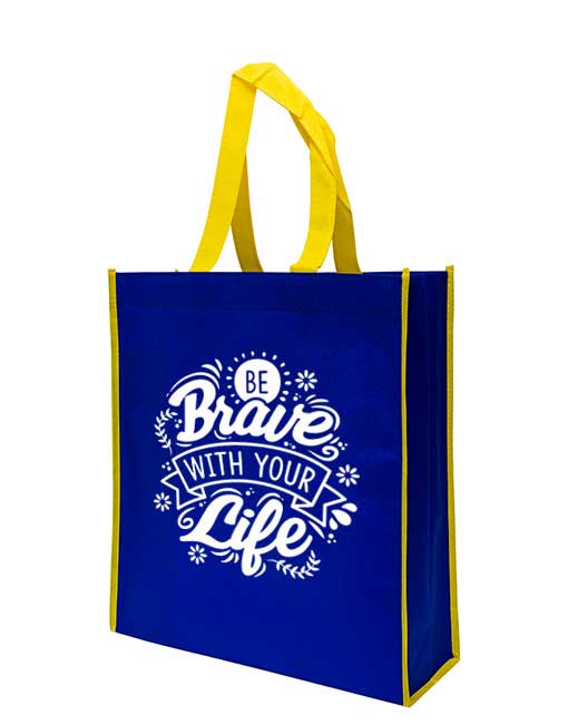 mix color non woven bag - royal blue
